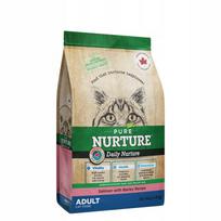 Sausas kačių pašaras PURE NURTURE, su lašiša ir miežiais, 8 kg