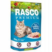 Sausas maistas katėms Rasco Premium Sterilized, tunas su spanguolėmis ir nasturtomis, 0,4 kg