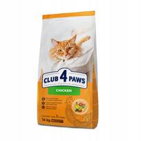 Sausas maistas vyresnėms katėms CLUB 4 PAWS su vištiena, 14 kg