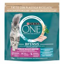 Katėms sterilizuotoms skirtas pašaras su žuvimi Purina One