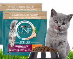 Sausas kačių maistas Purina ONE Urinary Health su vištiena, 2 x 1,4 kg