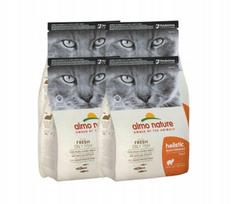 Sausas kačių maistas ALMO NATURE Holistic Adult su riebiomis žuvimis, 4 x 2 kg