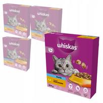 Sausas pašaras sterilizuotoms katėms WHISKAS su vištiena, 4 x 800 g
