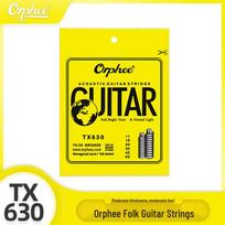 Orphee Folk Acoustic Guitar Strings TX620/630/640 Phosphor Bronze Wound Set black