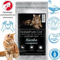 Sausas kačių pašaras NoblePure sterilizuotoms katėms, antiena, be grūdų, 5 kg