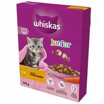 Kačių maistas WHISKAS Junior su vištiena, 6 x 300 g