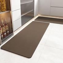 Super sugeriantis virtuvės grindų kilimėlis Ilgas diatomito virtuvės kilimėlis Minkšti plaunami kilimai Vientisos spalvos vonios kambario įėjimo durų kilimėlis 40x60cm gray