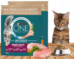 Sausas vištienos pašaras katėms PURINA ONE Urinary Health, 2 x 750 g, šlapimo takų sveikatai