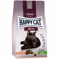 Sausas maistas sterilizuotoms katėms Happy Cat su lašiša, 1,3 kg