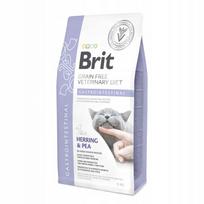 Sausas pašaras katėms Brit Grain Free Veterinary Diet Gastrointestinal su silkėmis ir žirniais, 2 x 5 kg