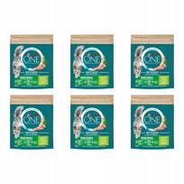 Sausas kačių maistas ONE Purina Indoor su kalakutiena ir grūdais, 6 x 800 g