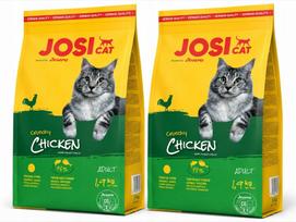 Sausas kačių ėdalas Josera JosiCat Adult vištiena, 2 x 1,9 kg