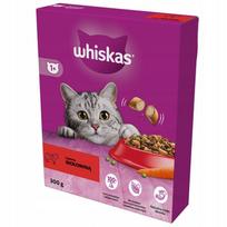 Sausas kačių maistas Whiskas su jautiena, 300 g