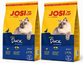 Sausas kačių maistas Josera JosiCat Adult Crispy Duck, 2 x 1,9 kg