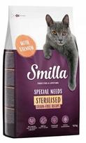 Sausas maistas sterilizuotoms suaugusioms katėms Smilla, be grūdų, su lašiša, 2 x 10 kg