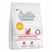 Veterinarinis sausas pašaras šunims SMILLA Gastrointestinal su morkomis, 4 kg + žaislas dovanų