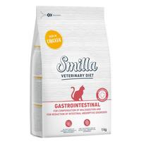 Sausas pašaras katėms SMILLA Veterinary Diet Gastrointestinal su vištiena, 1 kg