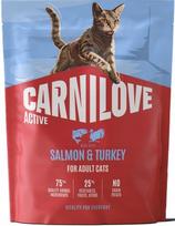 Sausas kačių maistas CARNILOVE Active su lašiša ir kalakutiena, 400 g