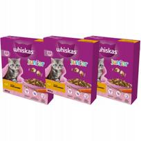 Kačių maistas Whiskas Junior su vištiena, 3 x 800 g