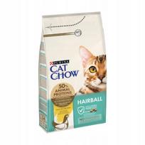 Sausas kačių maistas PURINA Cat Chow Hairball Control su vištiena, 15 kg