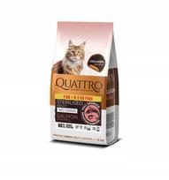 Sausas kačių maistas Quattro CAT be grūdų, su lašiša ir kriliu, 1,5 kg