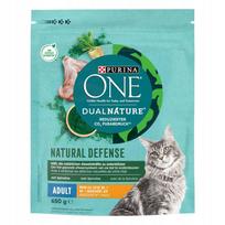 Sausas kačių maistas PURINA ONE DualNature su vištiena ir spirulina, 650 g