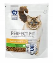 Kačių pašaras su kalakutiena PERFECT FIT Sensitive 1+, 1 kg