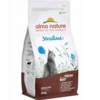 Sausas pašaras sterilizuotoms katėms Almo Nature Holistic su jautiena, 400 g