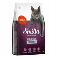 Sausas maistas katėms Smilla Hairball su paukštiena, 4 kg