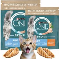 Sausas vištienos pašaras katėms PURINA ONE Light, 2 x 750 g, svorio kontrolei
