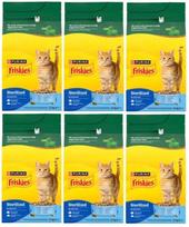 Sausas katės maistas PURINA Friskies Sterilized su lašiša ir daržovėmis, 6 x 1,5 kg