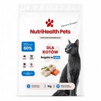 Sausas kačių maistas NutriHealth Pets su žuvimi, 1 kg