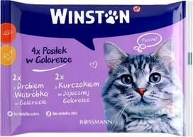 Drėgnas kačių maistas WINSTON MENU GOURMET, 4 x 100 g