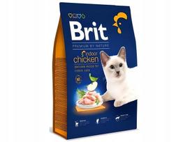 Sausas pašaras katėms BRIT Premium Indoor su vištiena, 300 g