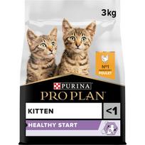 Kačių pašaras PURINA PRO PLAN Kitten Healthy Start su vištiena, 3 kg
