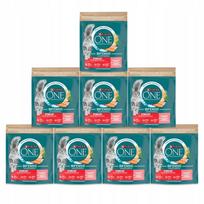 Sausas sterilizuotų kačių ėdalas PURINA ONE Sterilcat su lašiša, 750 g, 8 vnt.