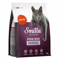 Smilla pašaras katėms nuo plaukų kamuoliukų su paukštiena, 1 kg