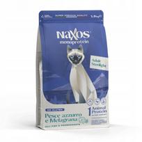 Katėms skirtas pašaras NAXOS CAT STERILIZED su žuvimi ir granatais, sterilizuotoms katėms, 1,5 kg