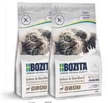 Sausas kačių maistas BOZITA Indoor & Sterilised be grūdų, su elniena, 400 g