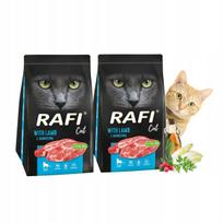 Sausas kačių maistas RAFI su ėriena, 2 x 1,5 kg