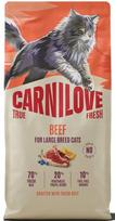 Sausas pašaras katėms CARNILOVE True Fresh jautienos, 6 kg