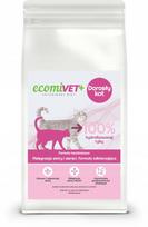 Katėms skirtas pašaro papildas ecomiVET+ SKIN AND COAT, 500 g, be grūdų, su 100 % hidrolizuotu lašiša
