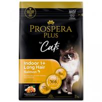 Sausas kačių maistas Prospera INDOOR su lašiša, 2 kg