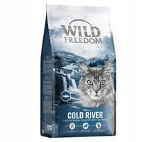 Sausas pašaras su lašiša suaugusiems katėms Wild Freedom "Cold River", be grūdų, 2 kg