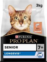 Sausas kačių maistas PURINA Pro Plan Senior Longevis su lašiša, 3 kg