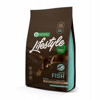 Sausas kačių maistas Natures Protection su balta žuvimi, 1,5 kg
