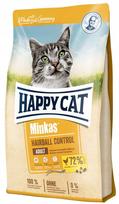 Sausas kačių pašaras Happy Cat Minkas Hairball Control su paukštiena, 500 g