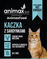 Sterilizuotų kačių pašaras AnimaxFood su antiena ir sardinėmis, 300 g