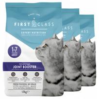 Sausas vištienos pašaras katėms FIRST CLASS, be grūdų, 3 x 1,5 kg