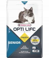 Sausas pašaras vyresniems katėms Opti Life Cat Senior su vištiena, 1 kg